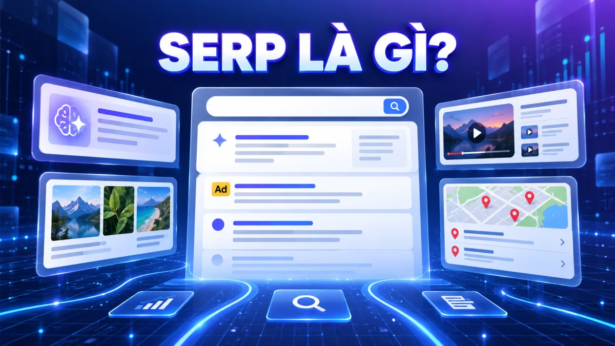 SERP là gì và các thành phần trên trang kết quả tìm kiếm