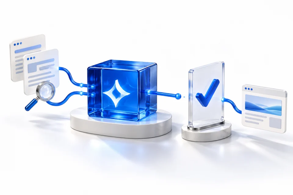 Minh họa AI Agent nhận dữ liệu, đề xuất và chờ người duyệt trước khi cập nhật website